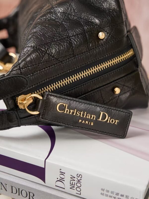 DIOR D-Journey Bag in Crinkled Calfskin