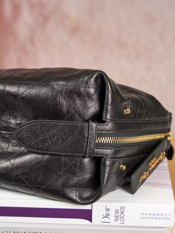 DIOR D-Journey Bag in Crinkled Calfskin