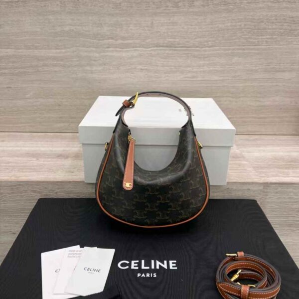 Teen Celine Lulu IN TRIOMPHE CANVAS AND CALFSKIN