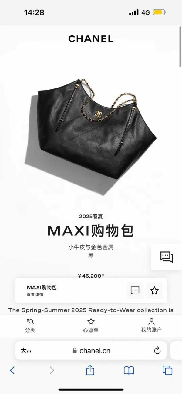 CHANEL Maxi Shopping Bag