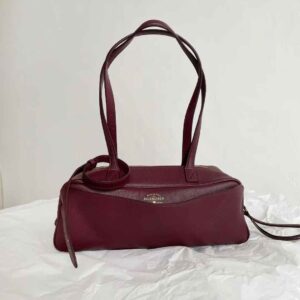 Balenciaga Women's Carrie Bowling Bag Small in Black