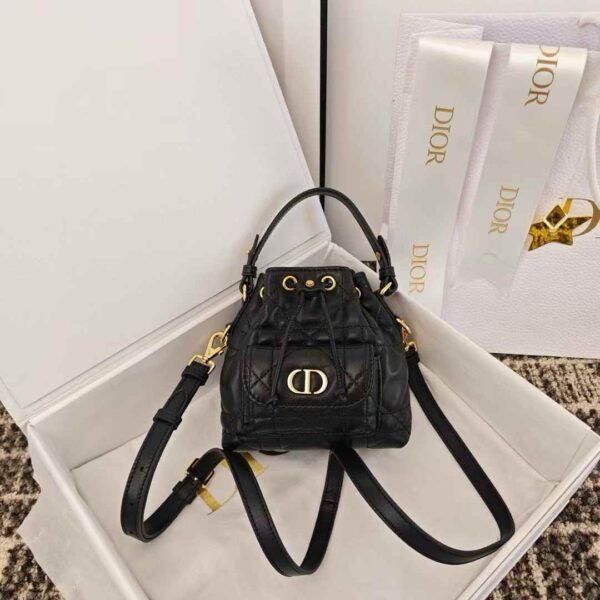 Mini Dior Caro Bucket Bag