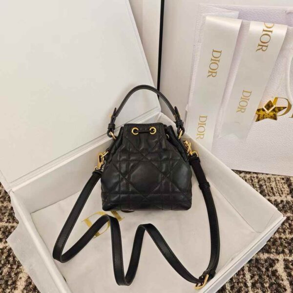 Mini Dior Caro Bucket Bag