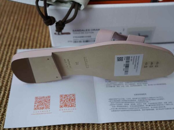 HERMES  ORAN EPSOM Slippers