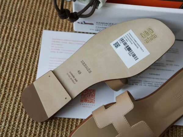 HERMES  ORAN EPSOM Slippers