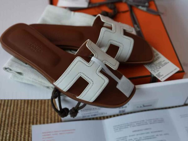 HERMES  ORAN EPSOM Slippers