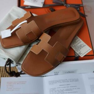 HERMES  ORAN EPSOM Slippers