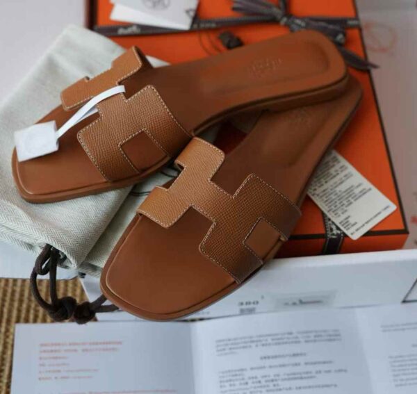 HERMES  ORAN EPSOM Slippers