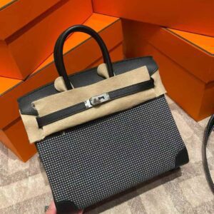 HERMES BIRKIN 25 Waffle plaid Color89