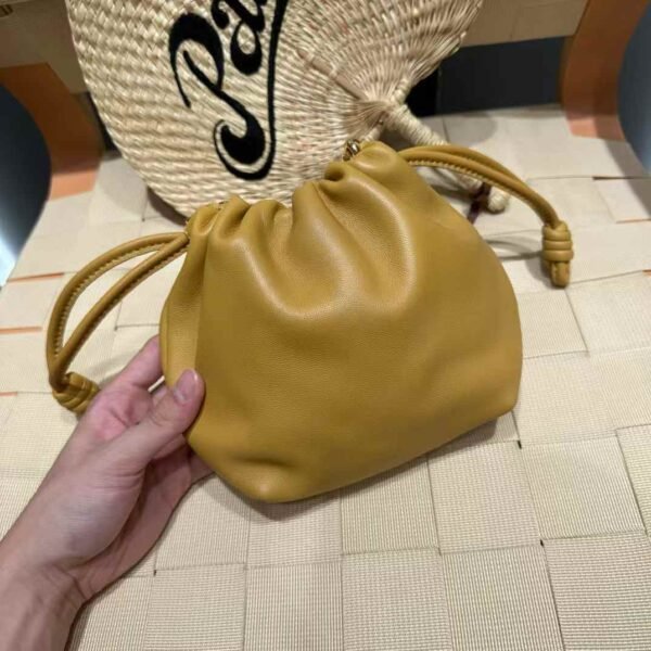 LOEWE Mini Flamenco purse in mellow nappa lambskin