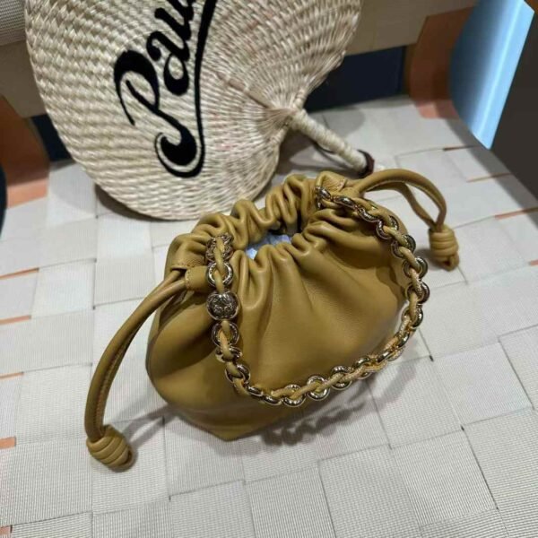 LOEWE Mini Flamenco purse in mellow nappa lambskin