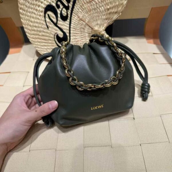 LOEWE Mini Flamenco purse in mellow nappa lambskin