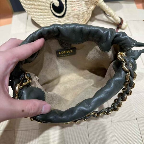 LOEWE Mini Flamenco purse in mellow nappa lambskin