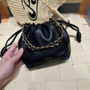 LOEWE Mini Flamenco purse in mellow nappa lambskin