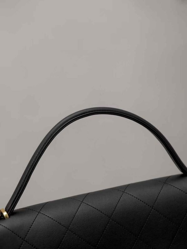 MAXI FLAP BAG WITH TOP HANDLE