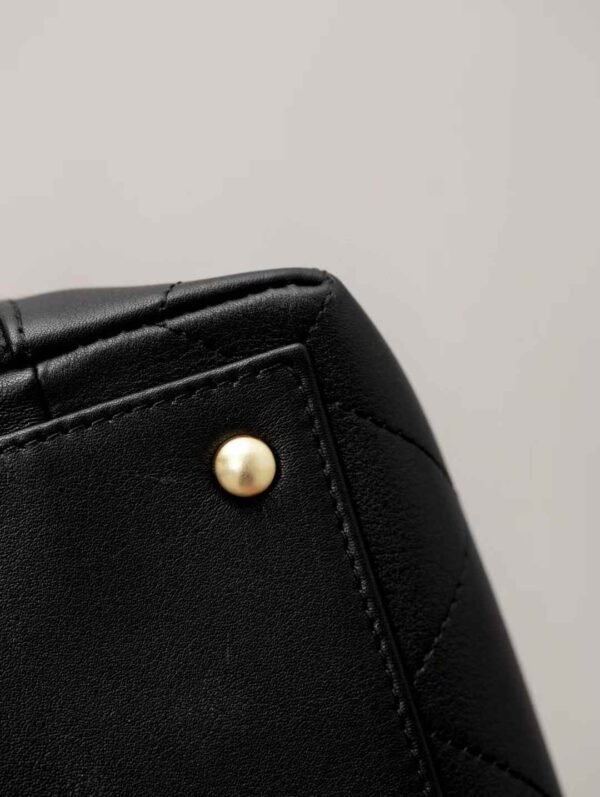 MAXI FLAP BAG WITH TOP HANDLE