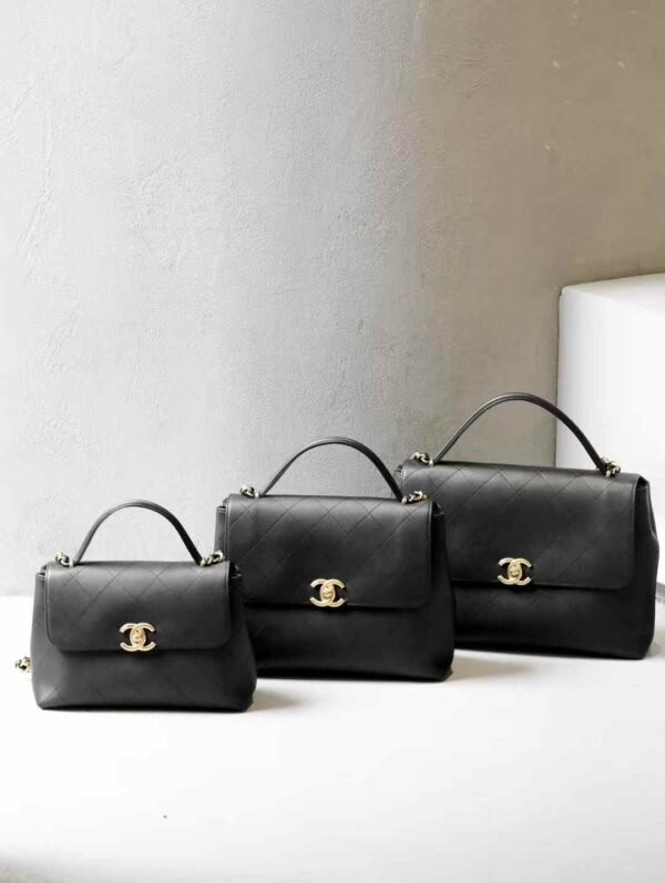 MAXI FLAP BAG WITH TOP HANDLE
