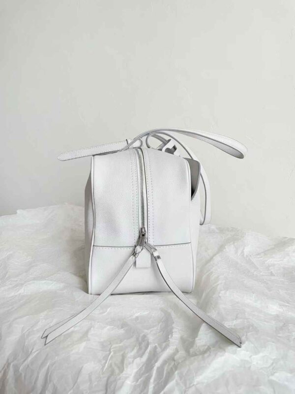 BALENCIAGA Women's Carrie Bowling Bag in White