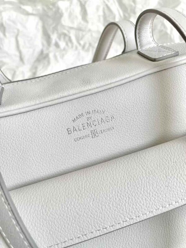 BALENCIAGA Women's Carrie Bowling Bag in White