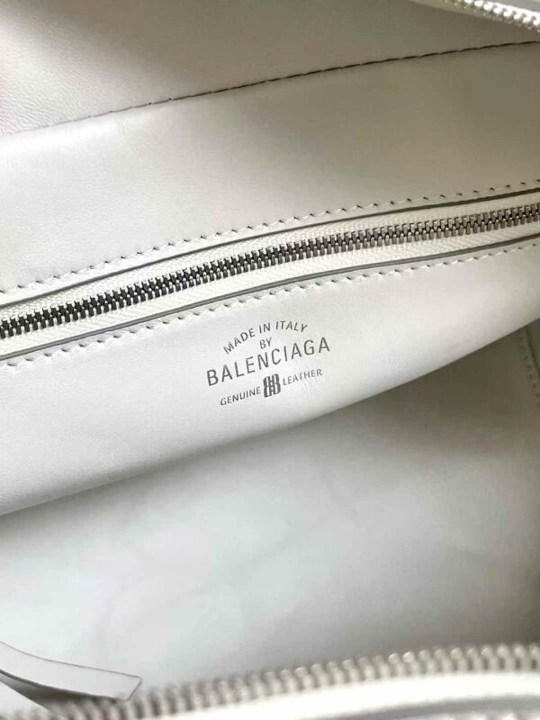 BALENCIAGA Women's Carrie Bowling Bag in White
