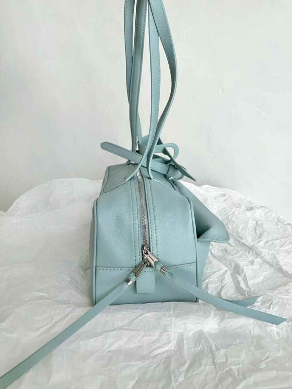 BALENCIAGA Women's Carrie Bowling Bag  in Mineral Green