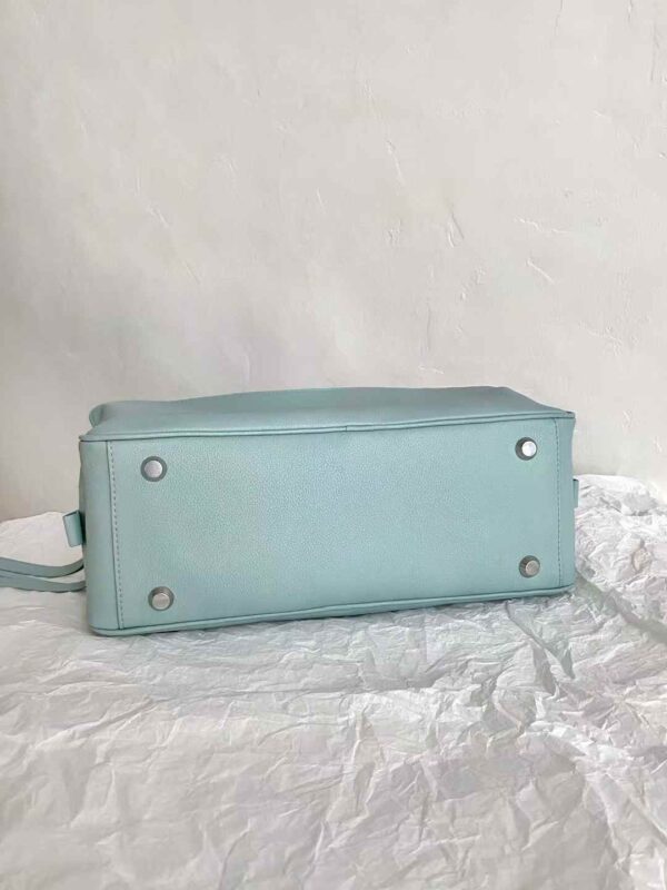 BALENCIAGA Women's Carrie Bowling Bag  in Mineral Green