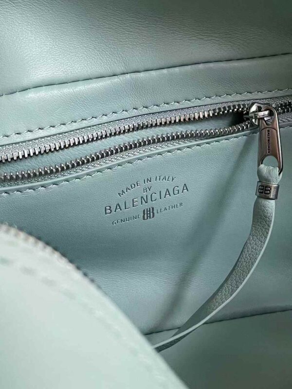 BALENCIAGA Women's Carrie Bowling Bag  in Mineral Green