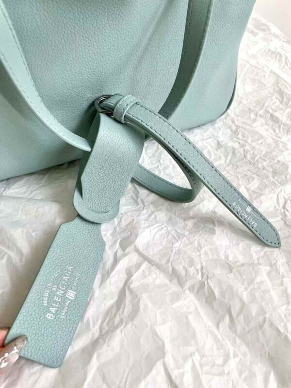 BALENCIAGA Women's Carrie Bowling Bag  in Mineral Green