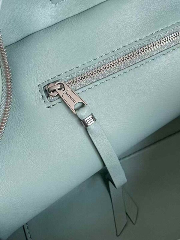 BALENCIAGA Women's Carrie Bowling Bag  in Mineral Green