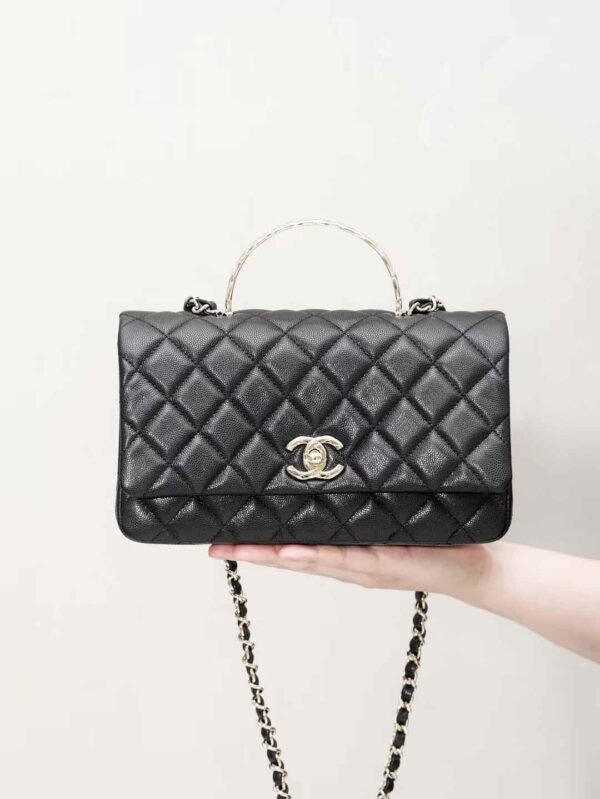 CHANEL Flap Bag with Top Handle
