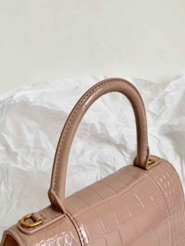 Balenciaga Women's Hourglass Handbag Small in Nude