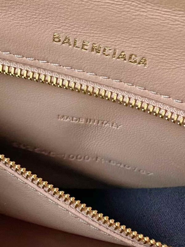 Balenciaga Women's Hourglass Handbag Small in Nude