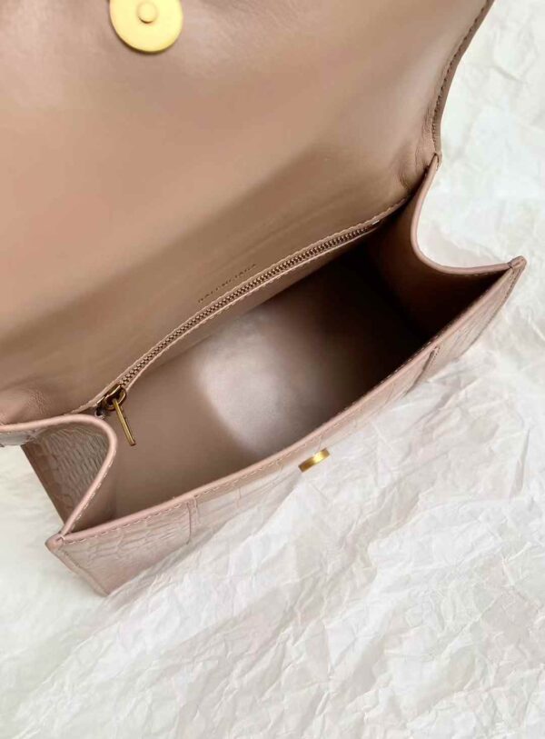 Balenciaga Women's Hourglass Handbag Small in Nude