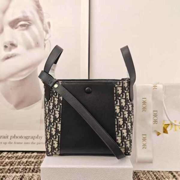 DIOR Small Signature Bucket Bag