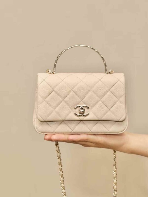CHANEL Mini Flap Bag with Top Handle