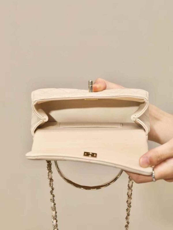 CHANEL Mini Flap Bag with Top Handle