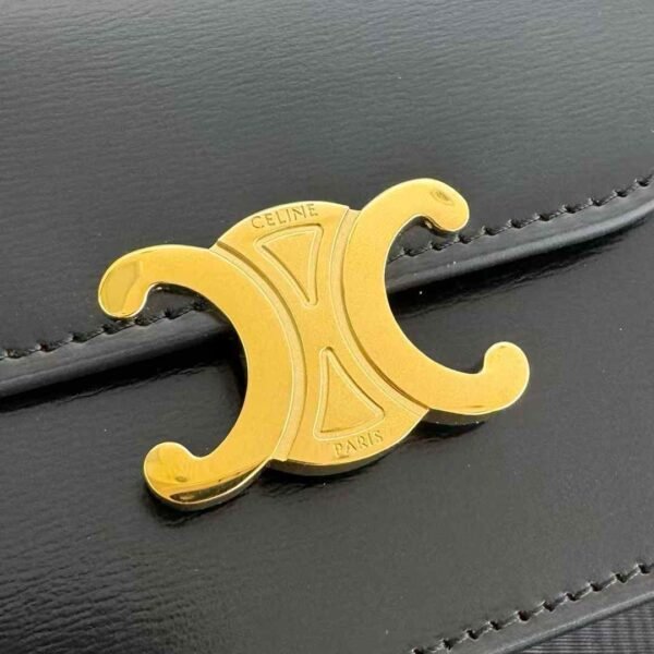CELINE BUSINESS CARD HOLDER TRIOMPHE IN SHINY CALFSKIN
