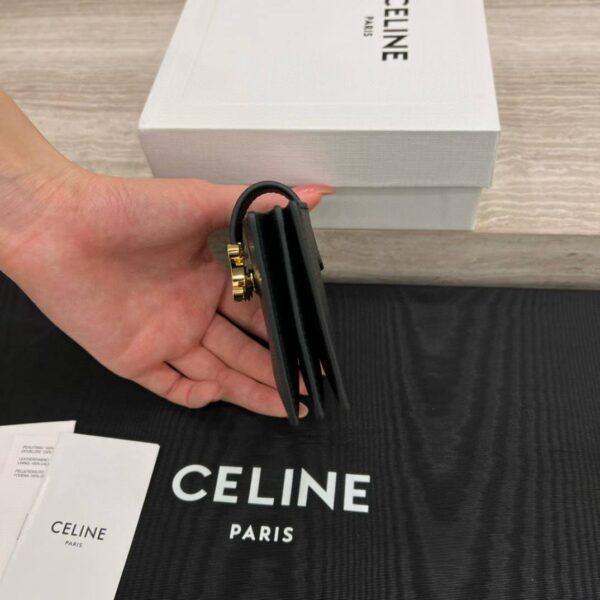 CELINE ACCORDEON CARD HOLDER NINO IN SUPPLE GRAINED CALFSKIN