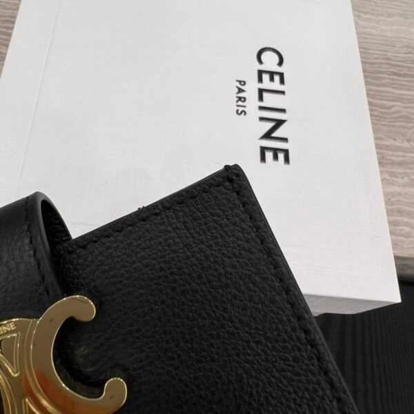 CELINE ACCORDEON CARD HOLDER NINO IN SUPPLE GRAINED CALFSKIN