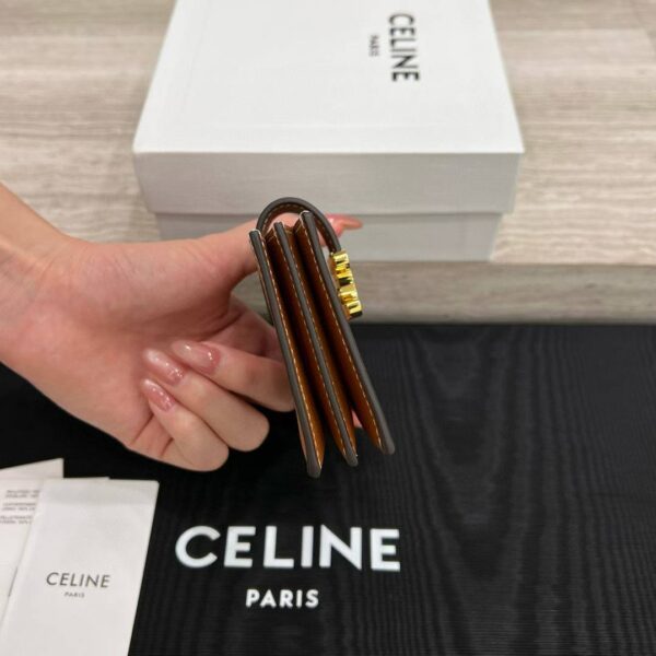 CELINE ACCORDEON CARD HOLDER NINO IN SUPPLE GRAINED CALFSKIN