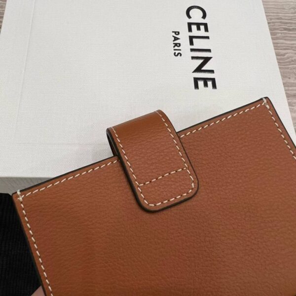 CELINE ACCORDEON CARD HOLDER NINO IN SUPPLE GRAINED CALFSKIN