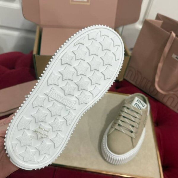 MIUMIU  2025 Platform canvas shoes