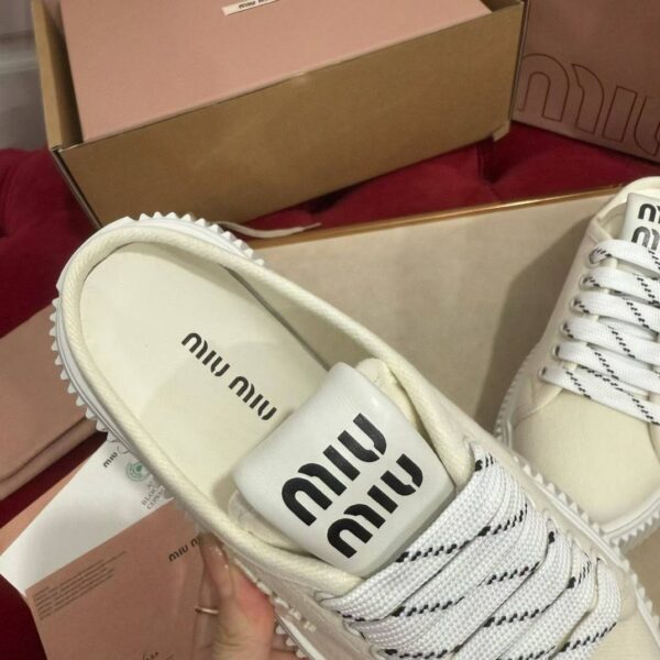 MIUMIU  2025 Platform canvas shoes