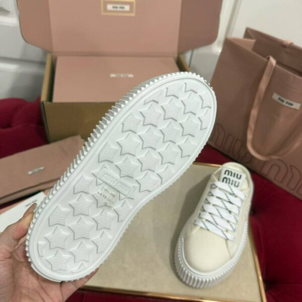 MIUMIU  2025 Platform canvas shoes