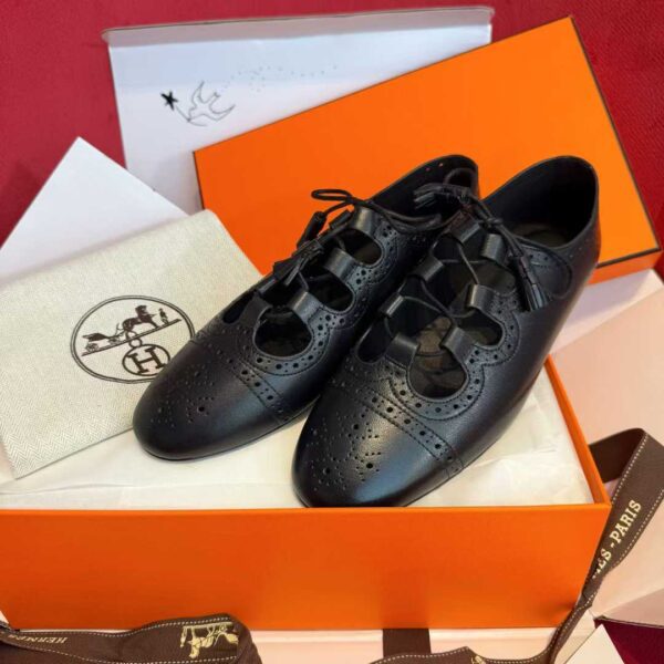 HERMES Mary Jane Shoes