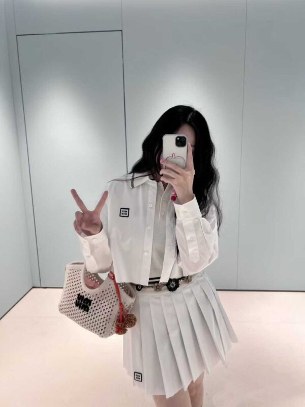 MIUMIU 25 spring and summer shirts + short skirts