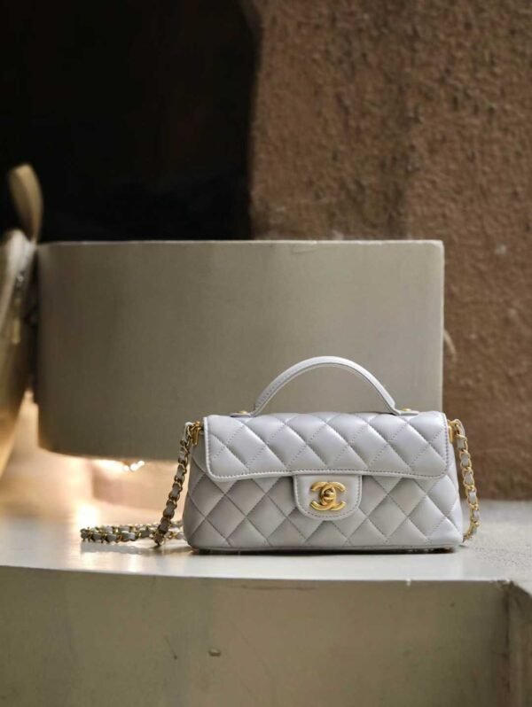 CHANEL Flap Bag with Top Handle