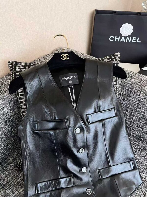 CHANEL Sheepskin vest