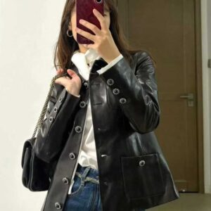 CHANEL Sheepskin coat