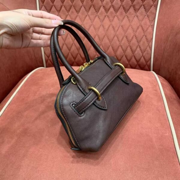 MIUMIU Aventure nappa leather top-handle bag